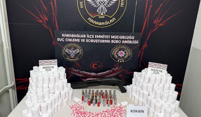 İzmir'de 24 bin uyuşturucu hap ele geçirildi!
