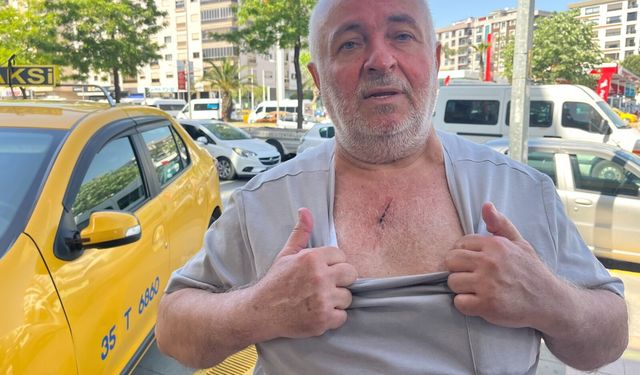 İzmir Karabağlar'da saldırıya uğrayan taksi şoförü o anları anlattı!