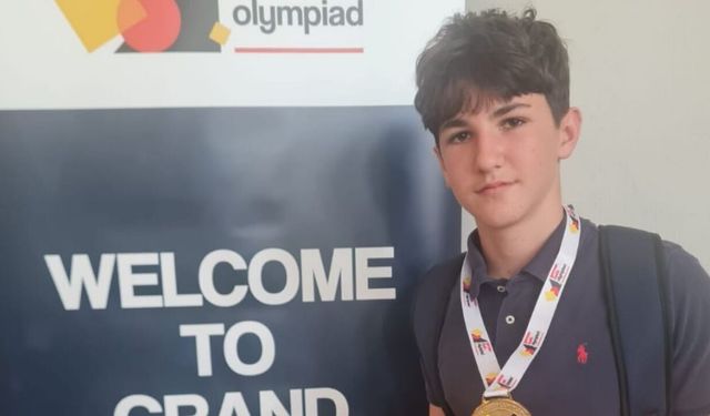 İzmirli Doruk German Math Olimpiyatları'nda altın madalya kazandı!
