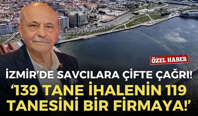 İSTÖP Başkanı Aydoğan’dan İzmir’deki savcılara çifte çağrı!