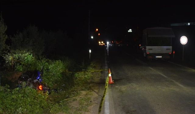Ödemiş'teki kazada motosiklet sürücüsü hayatını kaybetmişti: Kamyonet sürücüsü tutuklandı!