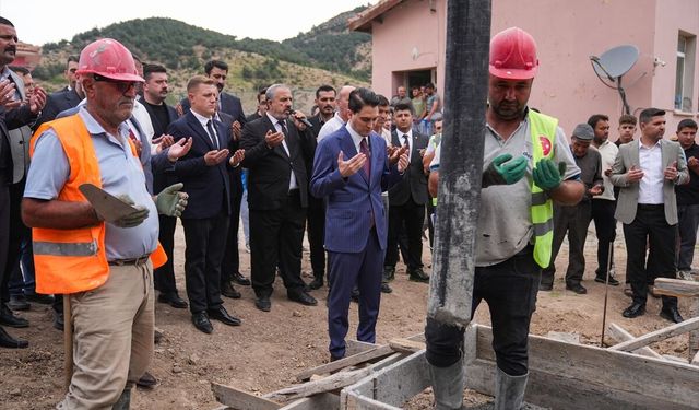Kınık'ta kırsal mahalleye anaokulu müjdesi! Temel atma töreni gerçekleştirildi