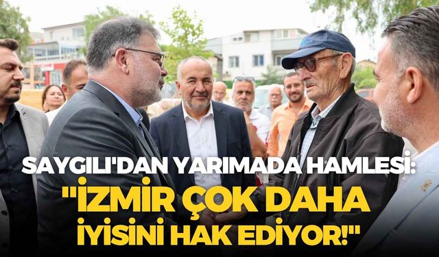 AK Partili Saygılı'dan Yarımada hamlesi: "İzmir çok daha iyisini hak ediyor!"