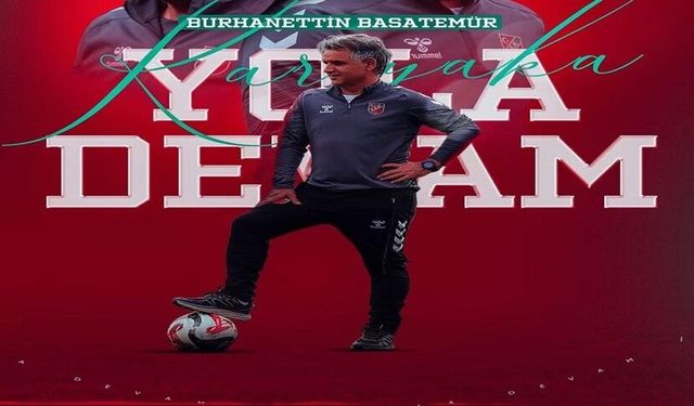 Karşıyaka’da ilk imza Basatemür’e: Yeni yönetim teknik direktörle yola devam dedi