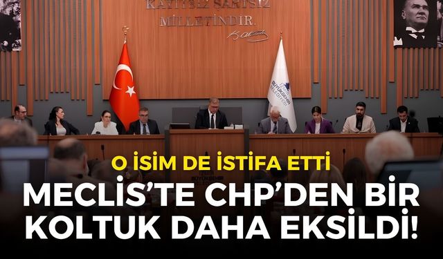 Büyükşehir Meclisi’nde CHP’den bir koltuk daha eksildi! Karagöz de istifa etti