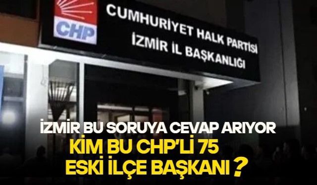 İzmir'de ''İradeye sahip çıkıyoruz, işgale ve dayatmaya karşıyız''  açıklaması yaptılar! Kim bu CHP'li 75 eski başkan?