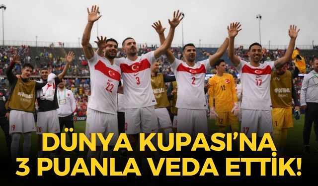 SON DAKİKA Milli Takım 90+8'de güldü... Dünya Kupası'nı 3 puanla tamamladık!