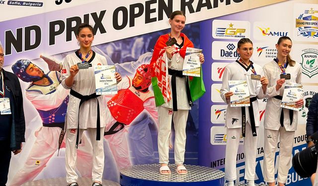 Göztepeli Elif Esmira Özdirim’den gümüş madalya!