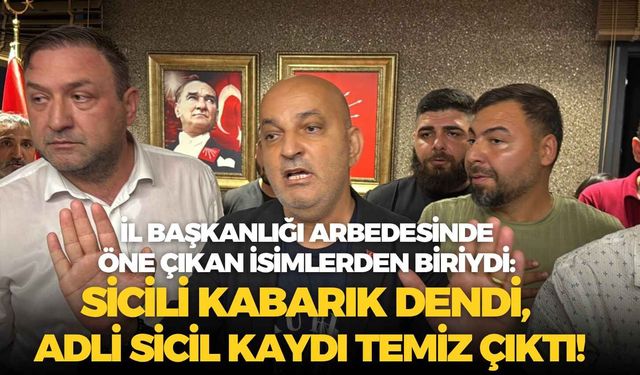 İl Başkanlığı arbedesinde öne çıkan isimlerden biriydi: Sicili kabarık dendi, adli sicil kaydı temiz çıktı!