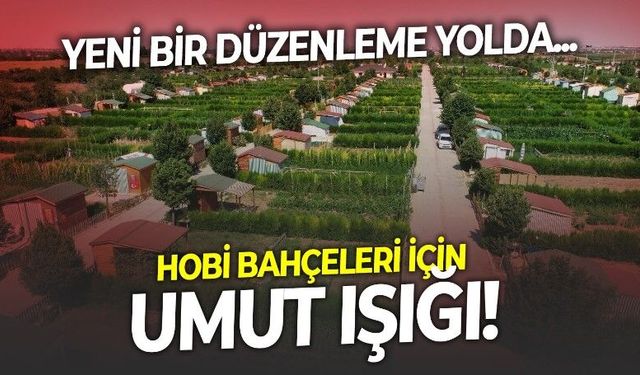 Hobi bahçeleri için umut ışığı! Bakan Murat Kurum vatandaşlardan gelen talebe uygun bir çalışma yürütüldüğünü duyurdu