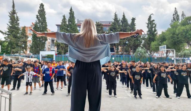 İzmir'de çocuklar hareketli yaşama teşvik ediliyor!