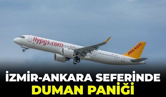 SON DAKİKA İzmir-Ankara seferinde duman paniği!