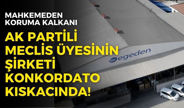 AK Partili meclis üyesinin şirketi konkordato kıskacında! Mahkeme korumaya aldı