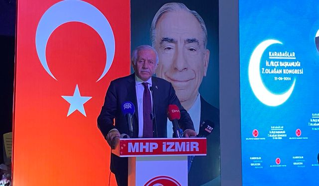 MHP'li Adan İzmir'de konuştu: " Birlik ve beraberliği İzmir'de gördüm"