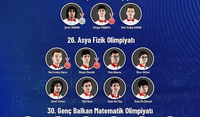 TÜBİTAK öğrencilerinden Dünyaya bilim dersi! 21 ödülle döndüler