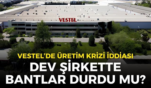 Vestel’de üretim krizi iddiası: Dev şirkette bantlar durdu mu?
