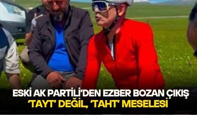 Ardahan Valisi Mehmet Fatih Çiçekli'yle ilgili ezber bozan iddia: ''Tayt” değildir mesele, “Taht”tır!