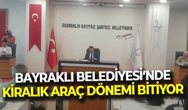 Başkan Önal’dan milyonluk hamle... Bayraklı’da kiralık araç dönemi kapanıyor!