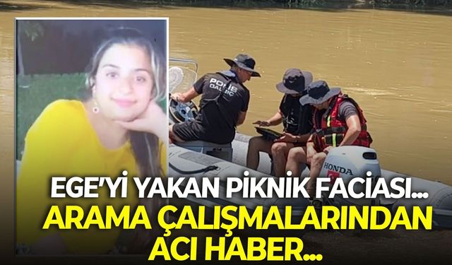 Ege’yi yakan piknik faciası: İzmir'den ekipler de devreye girmişti! Arama çalışmalarından acı haber...