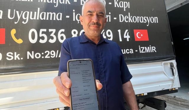 Aracı İzmir’de cezası Siirt’te! E-Devlet trafik cezası bildirimi şok etti