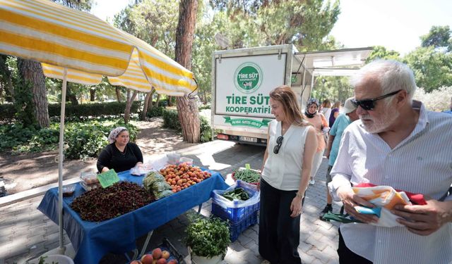 Başkan Mutlu'dan Kültürpark Üretici Pazarı'na ziyaret! "Yerel üreticilerimizi desteklemeye devam edeceğiz"