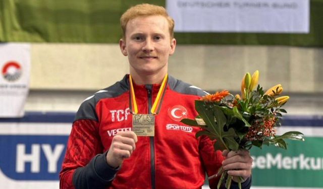 Göztepeli milli cimnastikçi Mehmet Ayberk Koşak’ın hedefi Akdeniz Oyunları