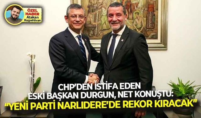 CHP’den istifa eden eski başkan Mesut Durgun, net konuştu: “Yeni parti Narlıdere’de rekor kıracak, inanılmaz bir ilgi var...”