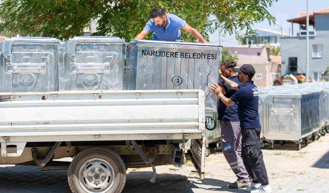 Narlıdere'de temizlik seferberliği: 200 yeni konteyner sahada