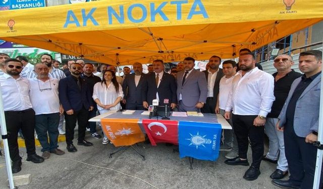 AK Parti Konak’ta 500 yeni üyeye rozet katılım töreni: Başdaş’tan CHP yönetimine sert eleştiriler!