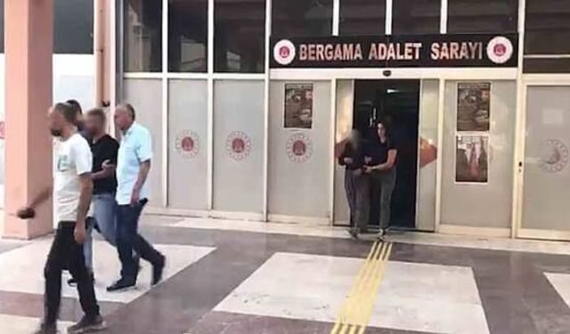 Bergama'da anne ve oğluna uyuşturucu tutuklaması!