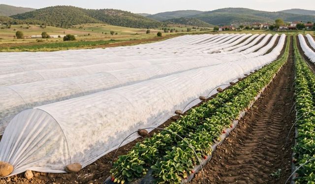 Bir gecede yok olan emeğe belediye eli: Çilek ve Domates üreticisine nefes aldıran hamle