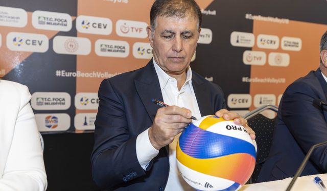 İzmir’e dev voleybol müjdesi! Cemil Tugay ve TVF Başkanı bir araya geliyor