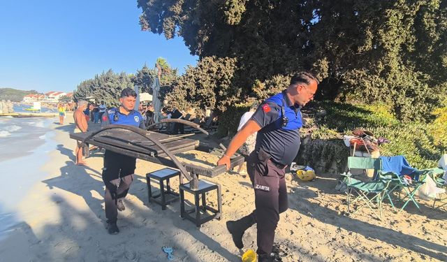 Çeşme'de plaj işgali gerilimi!   Dernek'ten tehdit baskı girişimi iddiası!