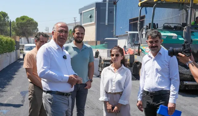 Gaziemir’de yollar yenileniyor: Dev asfalt hamlesi başladı!