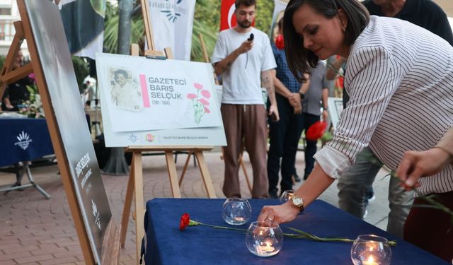 "Geride hoş bir seda bıraktı": Gazeteci Barış Selçuk Karabağlar'da anıldı
