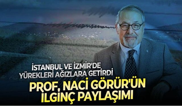 Herkes “İ” harfinin peşine düştü: Prof. Dr. Naci Görür İstanbul ve İzmir'de endişe yaratan paylaşımını silip özür diledi