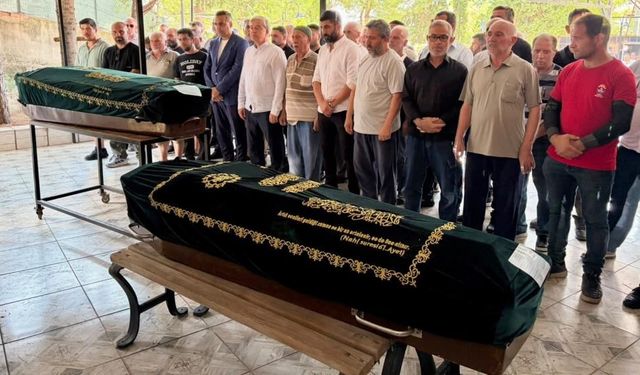 İzmir’de yangın faciası: Anneanne ve 4 yaşındaki torunu son yolculuğuna uğurlandı