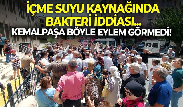 Kemalpaşa’da içme suyu kaynağında bakteri iddiası: Maden şirketine karşı yüzlerce imzayla suç duyurusu!