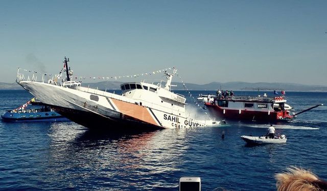 Çeşme açıklarında korku dolu anlar!