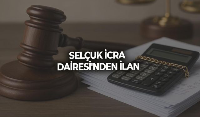 SELÇUK İCRA DAİRESİ'NDEN İLAN