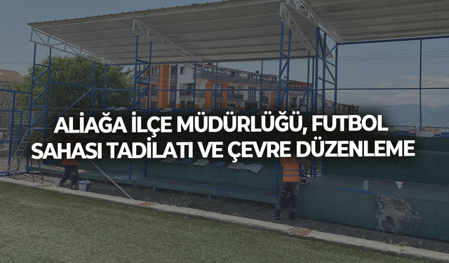 ALİAĞA İLÇE MÜDÜRLÜĞÜ, FUTBOL SAHASI TADİLATI VE ÇEVRE DÜZENLEMESİ İHALESİ