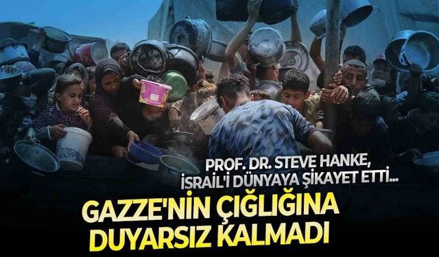 İsrail'in Gazze'ye yönelik zulmü dünyaca ünlü ekonomisti de isyan ettirdi! Prof. Hanke'den 'itibar' vurgulu mesaj