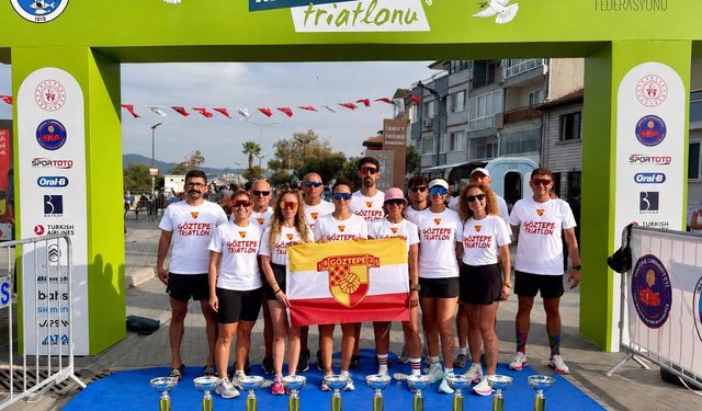 Göztepe triatlon’dan çifte Türkiye derecesi!