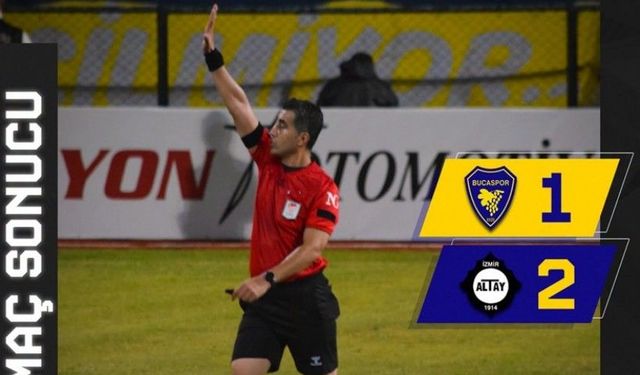 İzmir derbisinde mağlup olan Bucaspor 1928'den hakem tepkisi