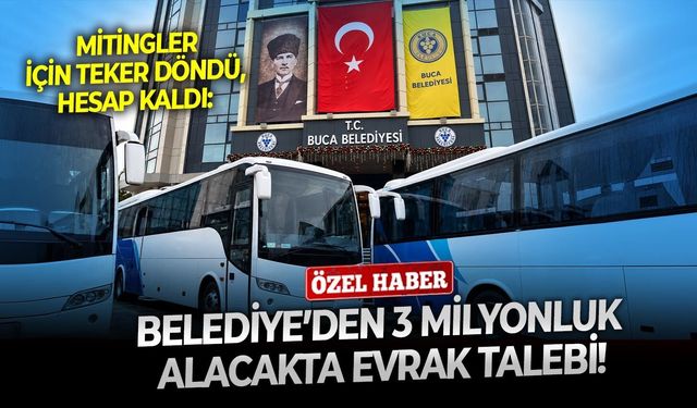 Mitingler için teker döndü, hesap kaldı: Belediye’den 3 milyonluk alacakta evrak talebi!