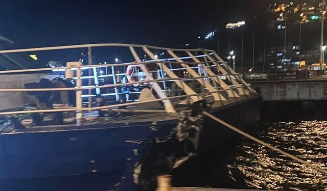 Mudanya’da İDO, iskeleye çarptı