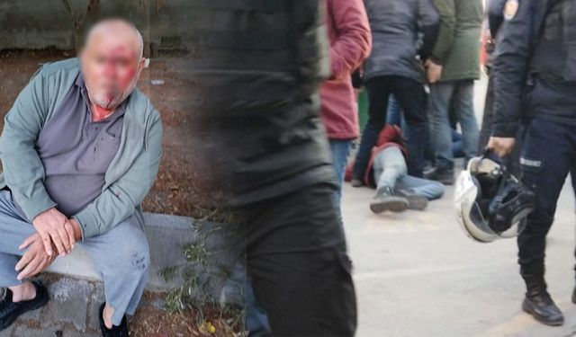 Akşam yürüyüşü kabusa döndü: İzmir'de emekli polis memuru eşinin gözü önünde darp edildi!