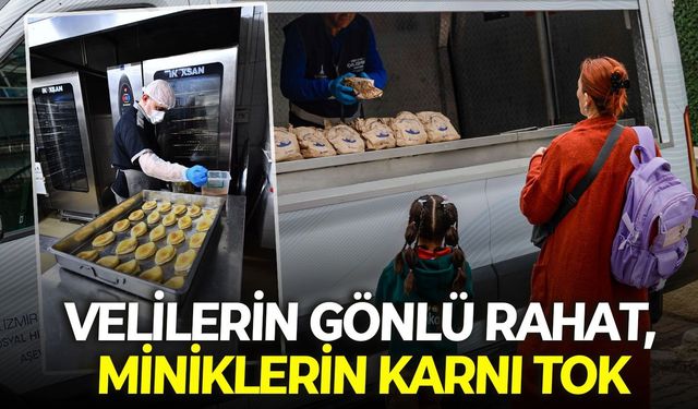 Velilerin gönlü rahat, miniklerin karnı tok