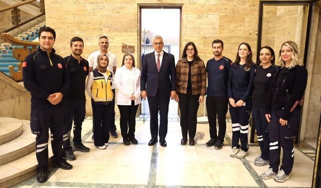 Bakan Memişoğlu’ndan TBMM İlk Yardım Merkezi’ne ziyaret