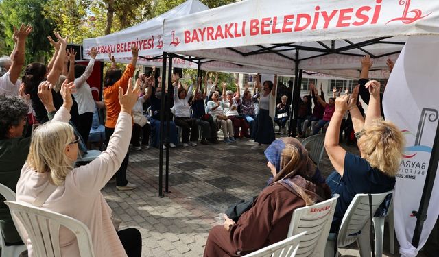 Bayraklı’da yaş almış büyükler için unutulmaz buluşma
